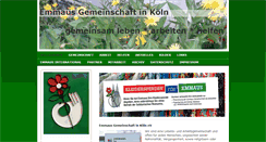 Desktop Screenshot of emmaus-koeln.de